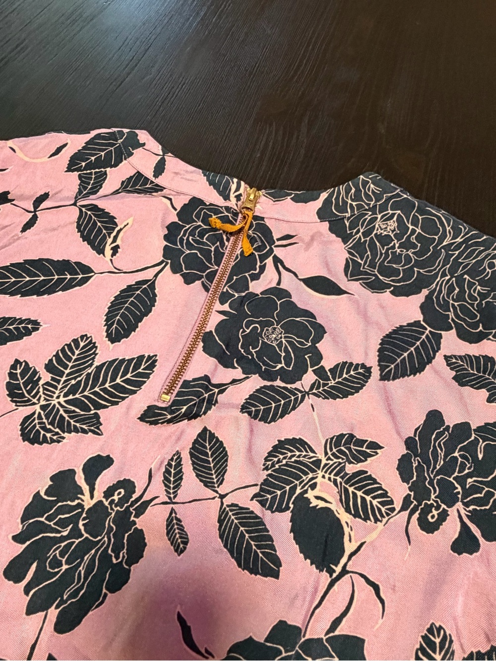 Boden Large Floral Blouse - Picture 7 of 9